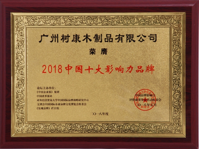 2018中国十大影响力品牌